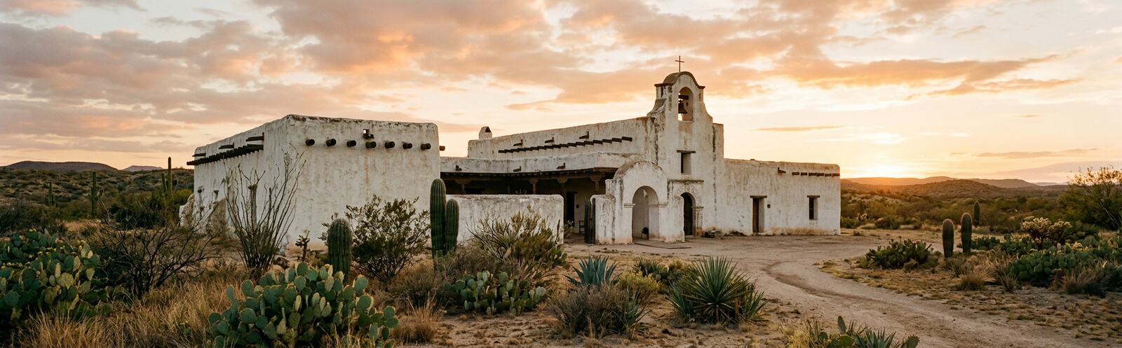San Elizario, TX desert landscape